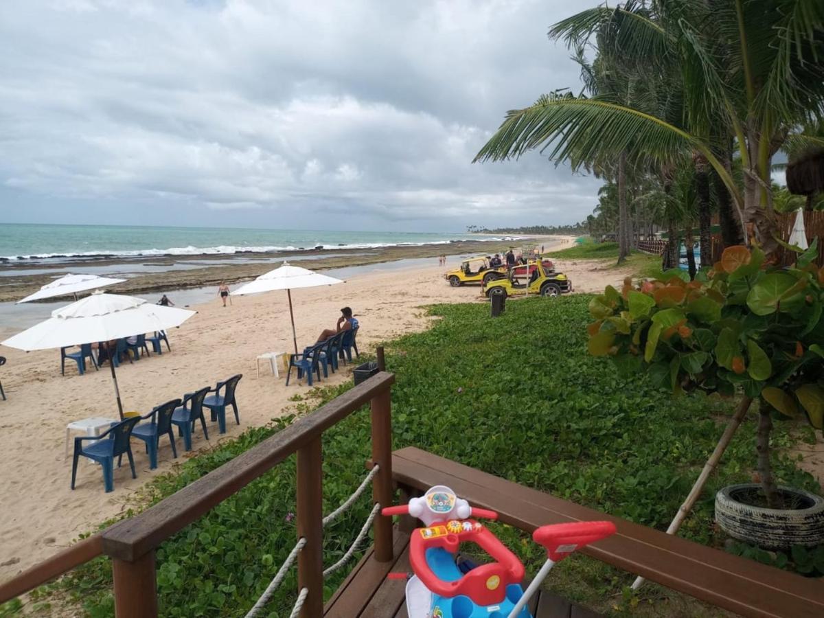 Estudio Marulhos, Varanda Com Vista De Mar E Parque Aquatico, A Beira-Mar Mar De Muro Alto, Com Wi-Fi, Restaurante, Estacionamento E A 10' De Pôrto das Galinhas Eksteriør bilde