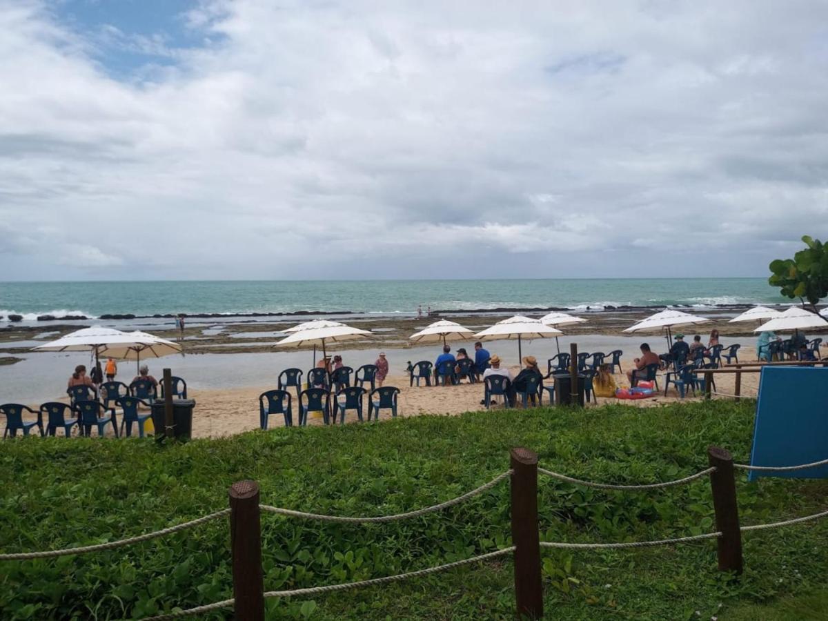 Estudio Marulhos, Varanda Com Vista De Mar E Parque Aquatico, A Beira-Mar Mar De Muro Alto, Com Wi-Fi, Restaurante, Estacionamento E A 10' De Pôrto das Galinhas Eksteriør bilde